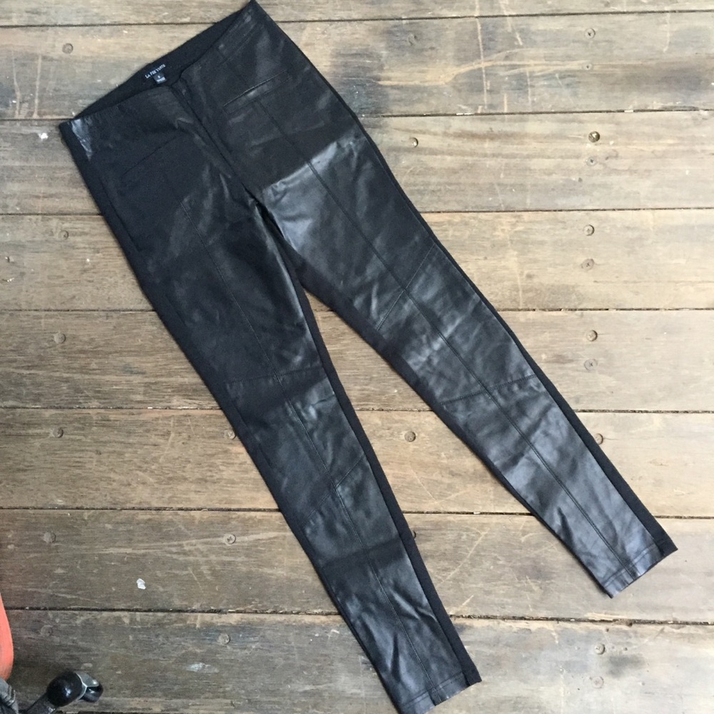 Anthropologie La fee verte faux leather pant NWOT